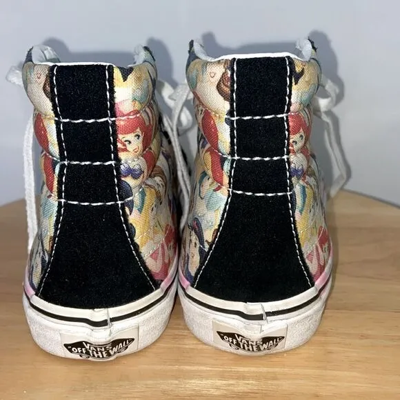 Van's Disney Princess’s Shoes Lace Up Sneakers Rare NWOB Size 6