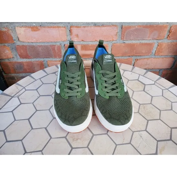Vans Men Sz 7.5 Shoe UltraRange vr3 low chive Olive Green Military VN0A4BXBE021