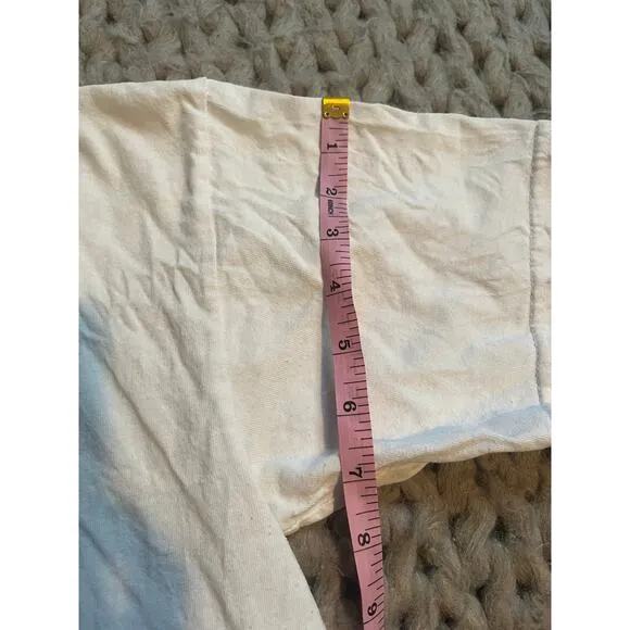 Vintage political t-shirt &quot;Evict the Techies&quot; size med white