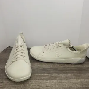 Vivobarefoot 301055-02 Geo Court Knit LIMESTONE Leather Shoes Mens Sz EU49 15 US