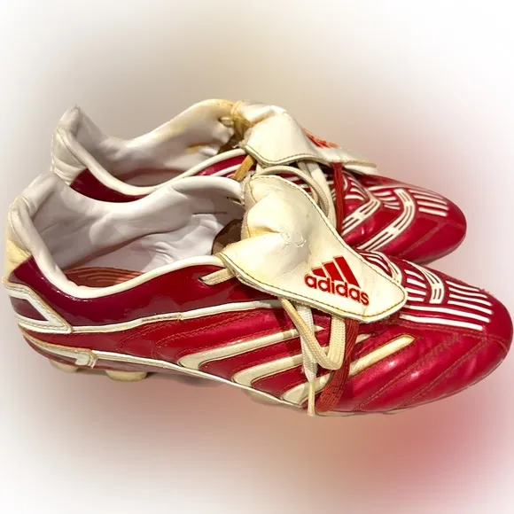 VTG ADIDAS PREDATOR ABSOLUTE SOCCER FOOTBALL SOFTBALL CLEAT CLEATS SHOES SZ: 5.5