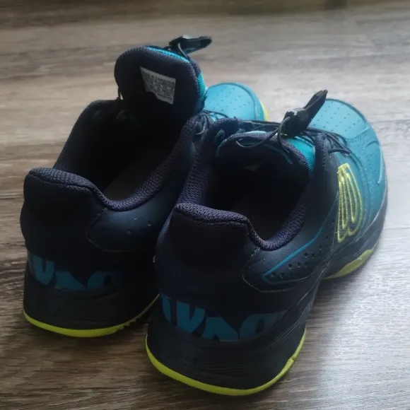 Wilson Blue and Yellow Sneakers for Performance