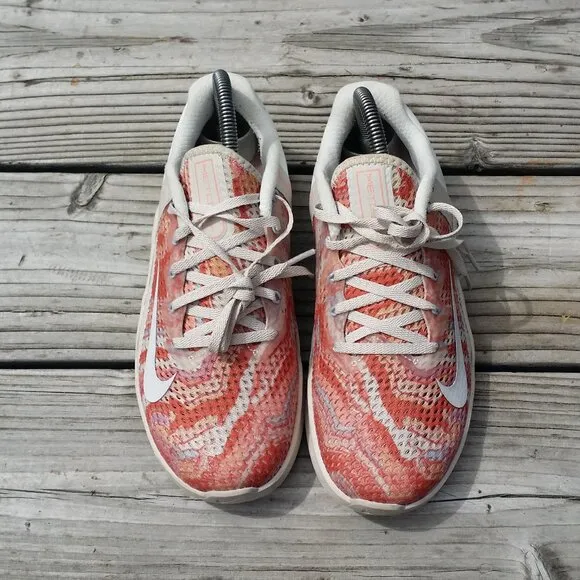 Women Nike Metcon 6 Desert Sand Crimson Bliss Gym Training Shoes Sneakers