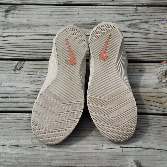 Women Nike Metcon 6 Desert Sand Crimson Bliss Gym Training Shoes Sneakers