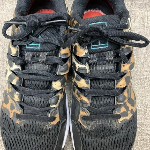 Women Size 9.5 Nike Court Air Zoom Vapor X AA8027-701 LEOPARD PRINT