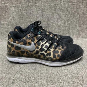 Women Size 9.5 Nike Court Air Zoom Vapor X AA8027-701 LEOPARD PRINT