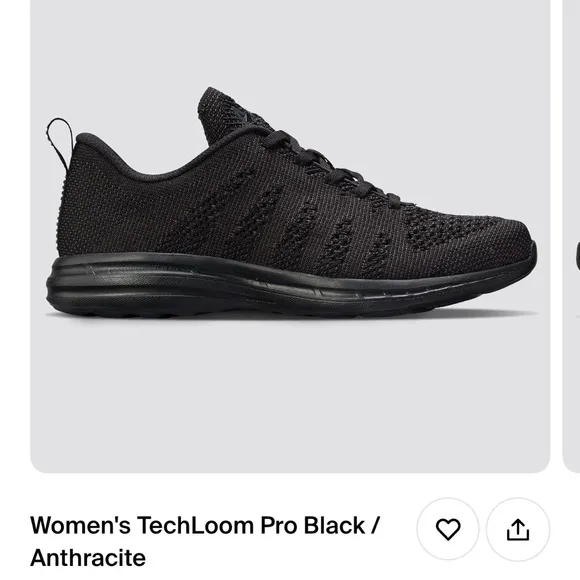 Women’s APL Black Athletic/Running/Gym/Training Sneakers