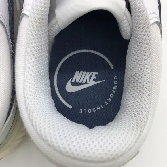 Women’s Nike court legacy lift White/Blue DM7590-104 USED  R-Mark Sz6.5
