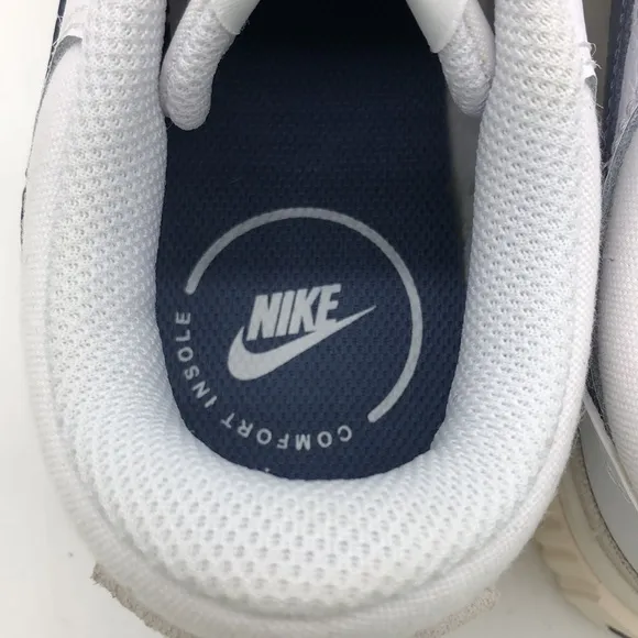 Women’s Nike court legacy lift White/Blue DM7590-104 USED  R-Mark Sz6.5