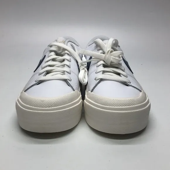 Women’s Nike court legacy lift White/Blue DM7590-104 USED  R-Mark Sz6.5
