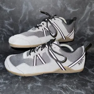 XERO Prio Barefoot Gray Purple/maroon Water Trail Running Shoes Mens Size 9.5