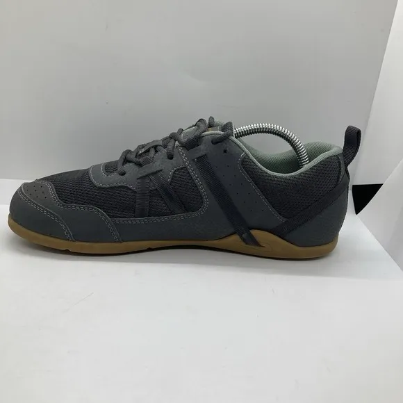 Xero Shoes Mens 9 Prio Running Gray Barefoot Sneaker Minimalist Trail Hiking