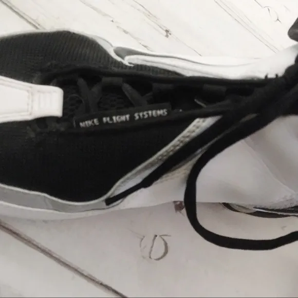 Y2K Nike Zoom Air Black White Tennis Shoes Sneakers Size 8.5