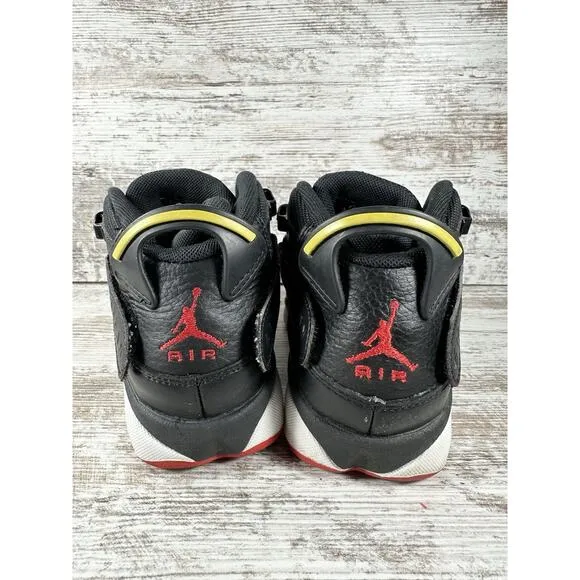 Youth Nike Air Jordan 6 Rings (GS) Black Sneakers Sz 5.5Y Athletic Gym