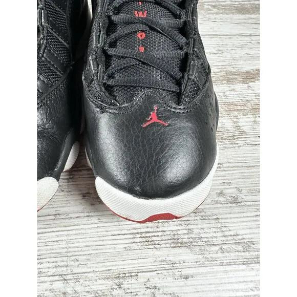 Youth Nike Air Jordan 6 Rings (GS) Black Sneakers Sz 5.5Y Athletic Gym