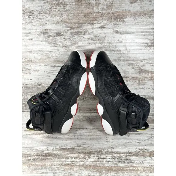 Youth Nike Air Jordan 6 Rings (GS) Black Sneakers Sz 5.5Y Athletic Gym