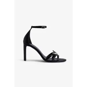 Zadig &amp; Voltaire NIB Amee Wing Court Shoes in Black Size‎ FR39/US8 MSRP $658